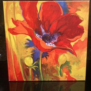 EUC Vintage Oil on Canvas Painting. Signed, Size 12 x 12